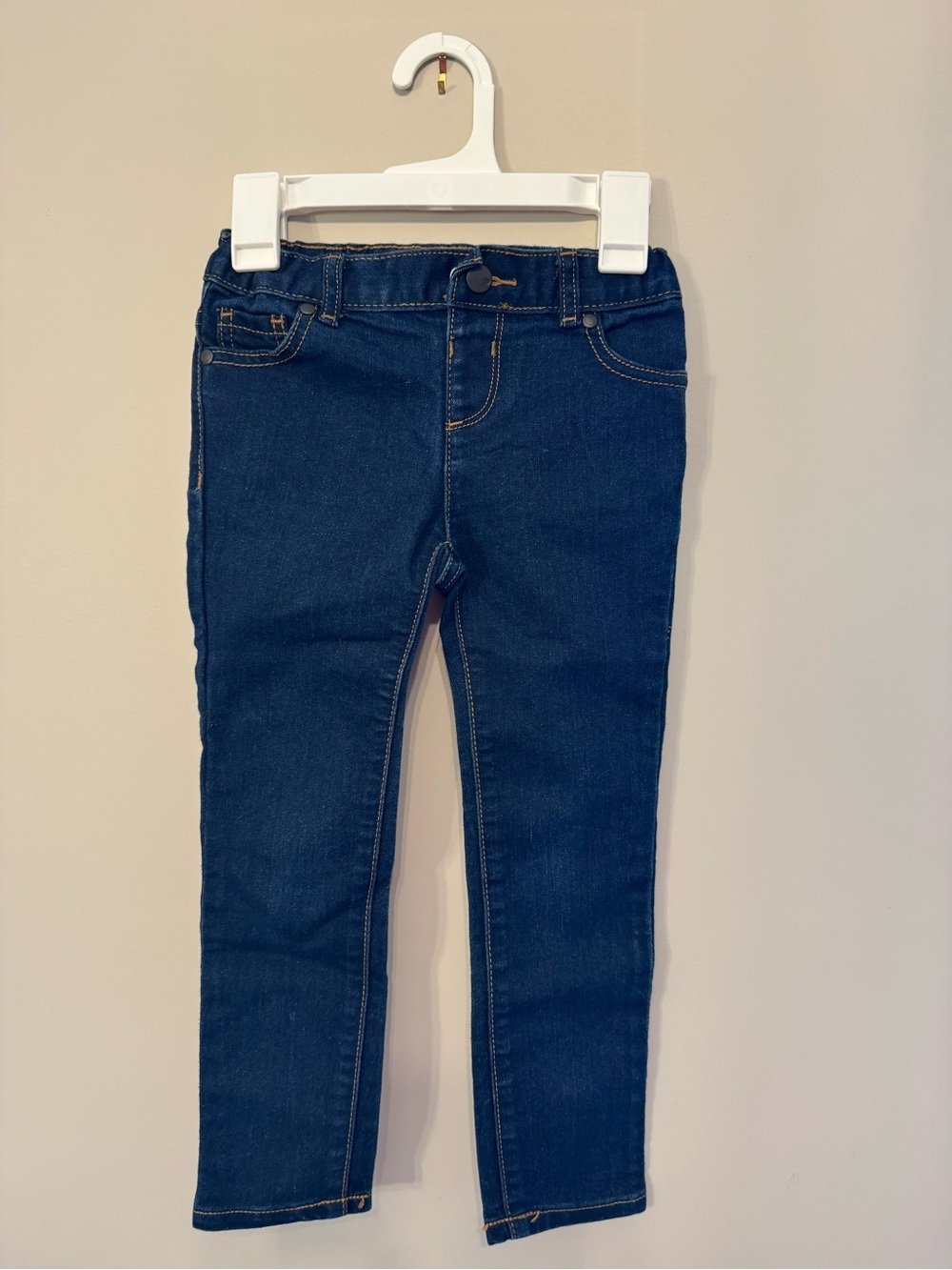 The Children's Place Toddler Girls Dark Wash Super Skinny Jeans - Size 5T